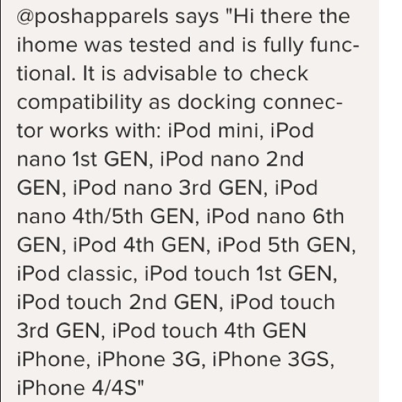 iHome IP57 Portable rechargeable speaker system for iphone/ipod - Picture 8 of 8